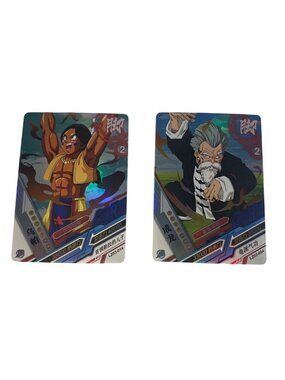 Dragon Heros Collectible Holographic Trading Cards Lot Of 2 Rare Characters